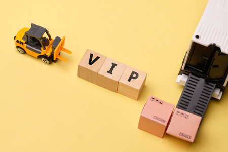 Courier Industry Term Very Important Parcel VIP.