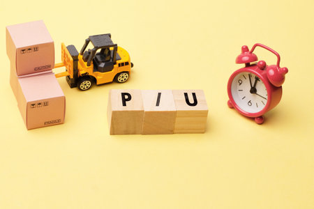 Courier Industry Term. Pick up delivery where required.の写真素材