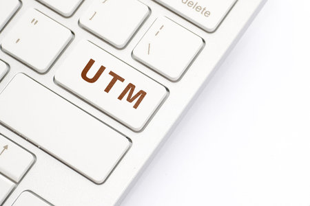 UTM - Urchin Tracking Module. Parameter in the URL used by marketers on the keyboard