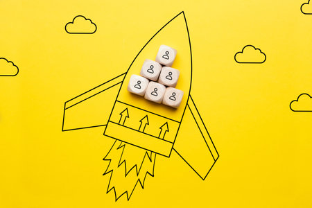 Team success concept in business or startup development.の写真素材