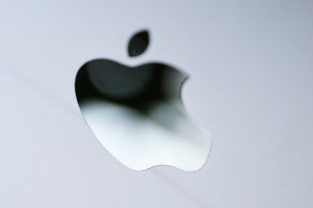 russia, st.petersburg, 14 February 2021 Apple company logo ipadのeditorial素材