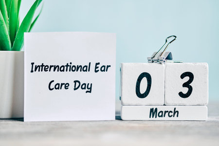 International Ear Care Day of Spring month calendar march.
