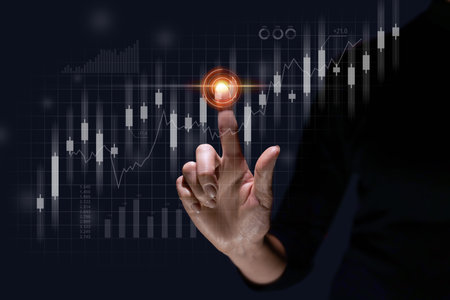 The concept of the dynamics of development, investment and growth of stocks, bonds, funds in...