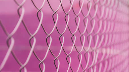 Protective metal fence of a children playground.の写真素材