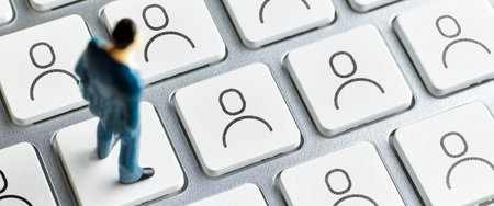 The concept of remote management of the company and staff. work at home
