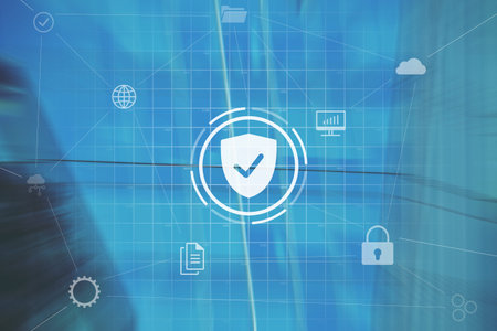Concept Data Security. Security of personal data and information.