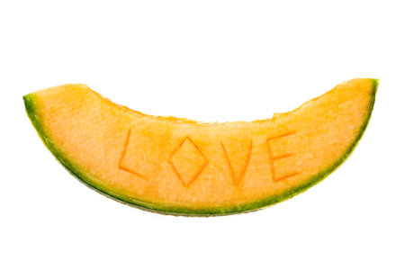 Slice of melon loveの写真素材