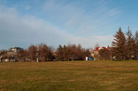 city of Reykjavik in Icelandの写真素材