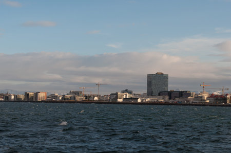 City of Reykjavik in Icelandの写真素材