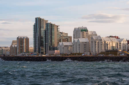 City of Reykjavik in Icelandの写真素材