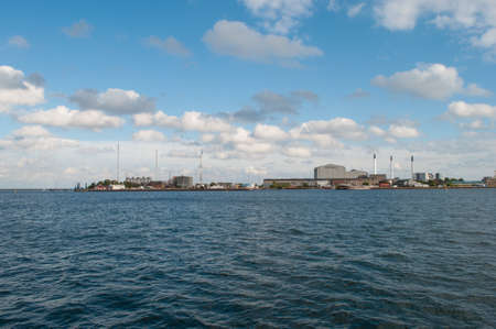 Refshale island industrial area in Copenhagenのeditorial素材