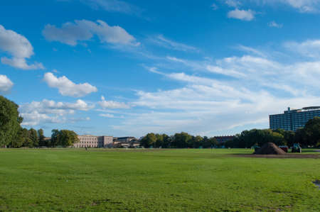 faelledparken park in Copenhagen Denmarkの写真素材