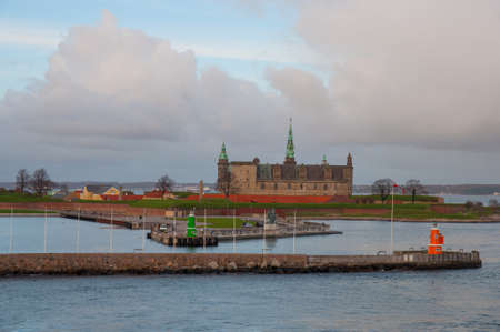 Kronborg castle in Denmark on an autumn dayのeditorial素材