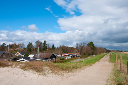 Marielyst vacation town on Falster in Denmark
