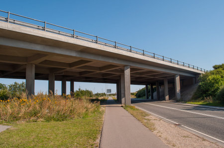 Highway bridge in Denmark