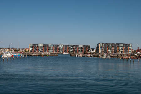 Korsoer harbor in Denmarkの写真素材