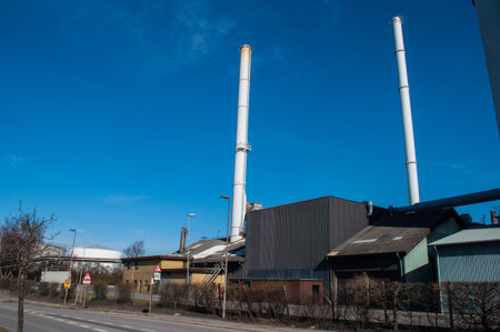 factory in Nykoebing F in Denmarkのeditorial素材