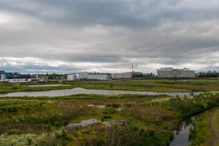 wet area in Reykjavik in Iceland