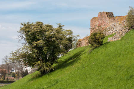 Vordingborg castle  ruins in Denmarkの写真素材
