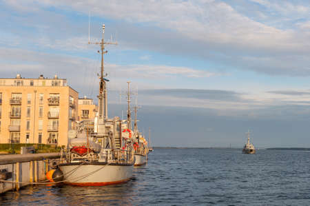 Danish military shipsの写真素材