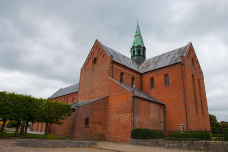Soro Abbey Church in town of Soro in Denmarkの写真素材