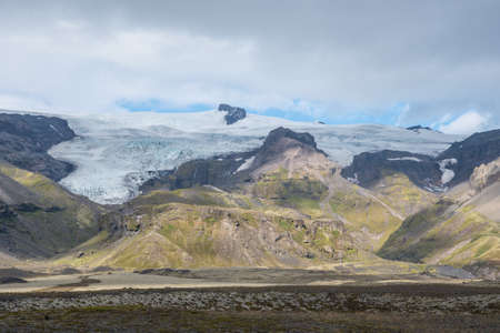 Kotarjokull glacier in south Icelandic Natureの写真素材