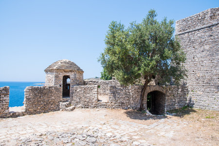 Porto Palermo castle on the Albanian Rivieraの写真素材