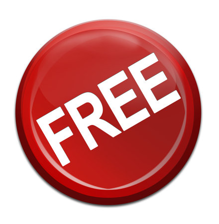 isloated free red icon の写真素材