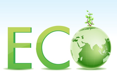 illustration of global recycleのイラスト素材