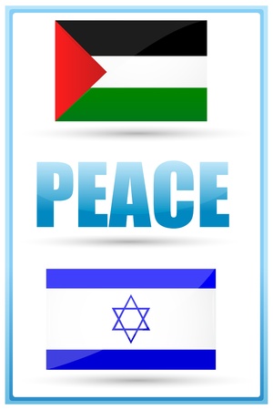 illustration of peace between countries on white backgroundのイラスト素材