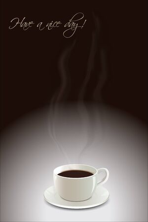 illustration of coffee cardのイラスト素材