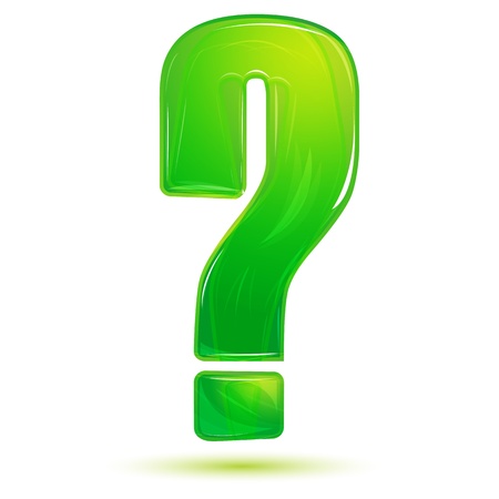 illustration of  question mark on white backgroundのイラスト素材