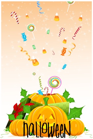 illustration of halloween cardのイラスト素材