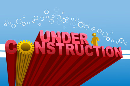 illustration of under construction