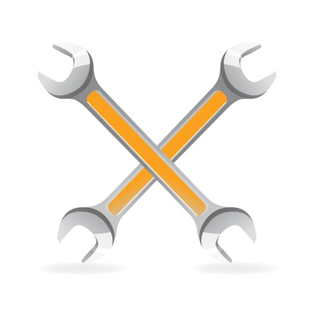 illustration of tools icon on white backgroundのイラスト素材