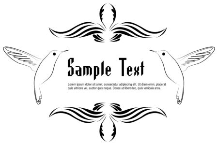 illustration of floral vector background on white backgroundのイラスト素材