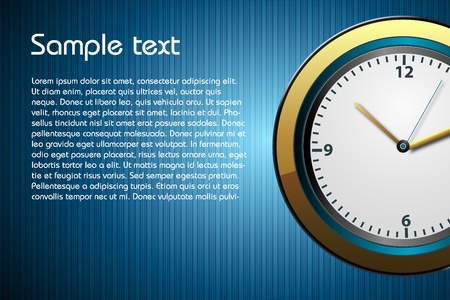 illustration of clock background on white backgroundのイラスト素材