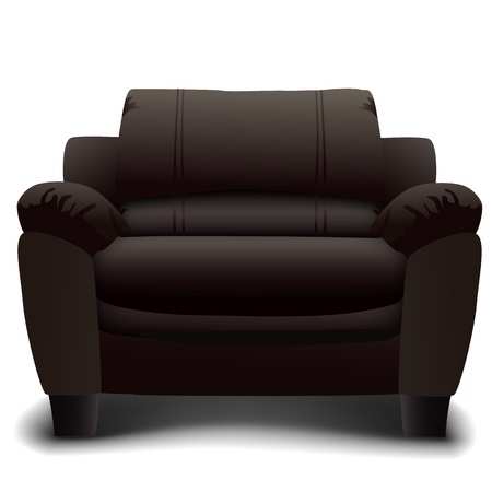illustration of sofa on white backgroundのイラスト素材