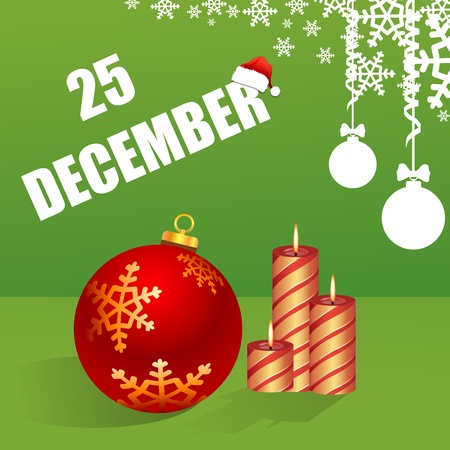 illustration of abstract christmas cardのイラスト素材