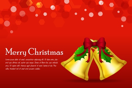 illustration of abstract merry christmas card on white backgroundのイラスト素材