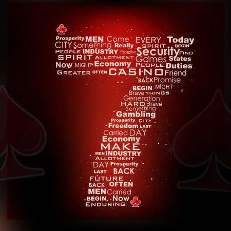 illustration of casino iconのイラスト素材