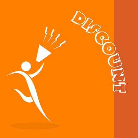 illustration of discount cardのイラスト素材
