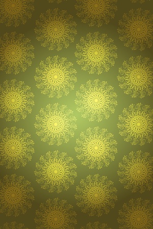 illustration of abstract floral background on white backgroundのイラスト素材