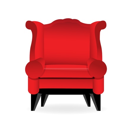 illustration of sofa on white backgroundのイラスト素材