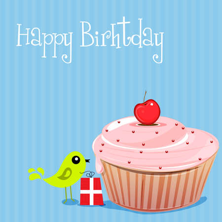 illustration of birthday cardのイラスト素材