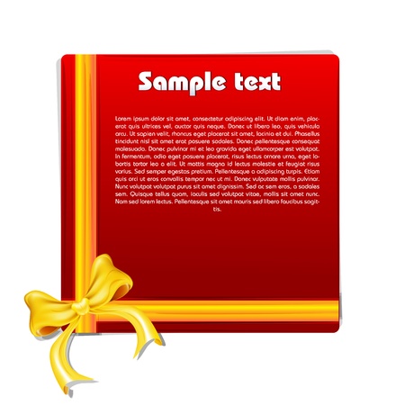 illustration of abstract gift card on white backgroundのイラスト素材