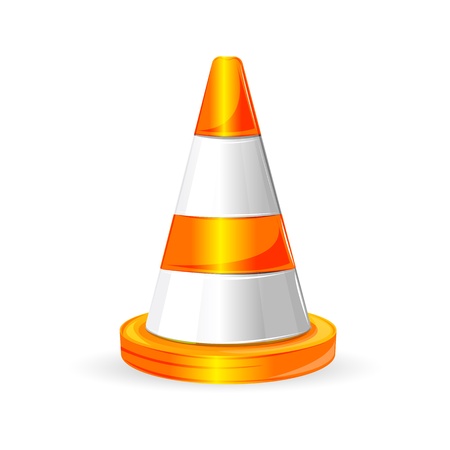 illustration of under construction on white backgroundのイラスト素材