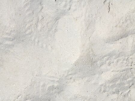 Closeup shot of pristine white sand texture, Maldives.の写真素材