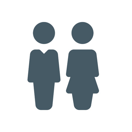 Man and woman iconのイラスト素材