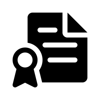 Certified icon illustration.のイラスト素材